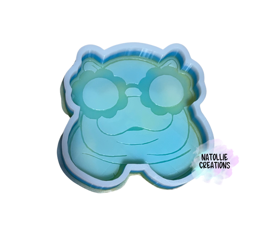 Groovy Hippo Freshie Silicone Mold