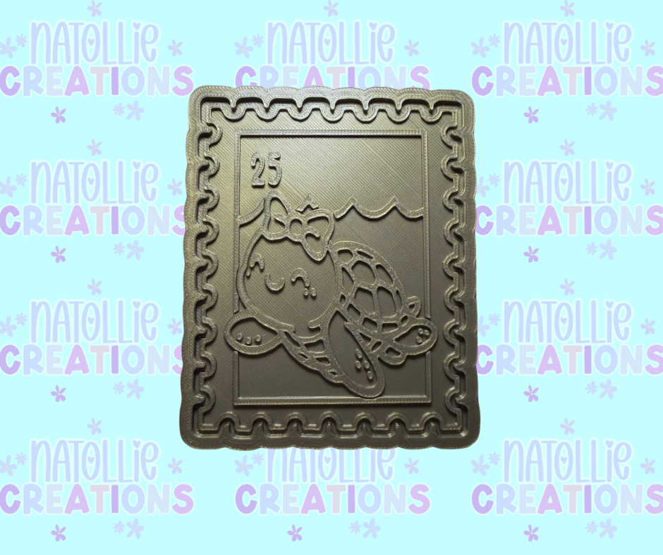 Turtle Stamp Insert Freshie Silicone Mold