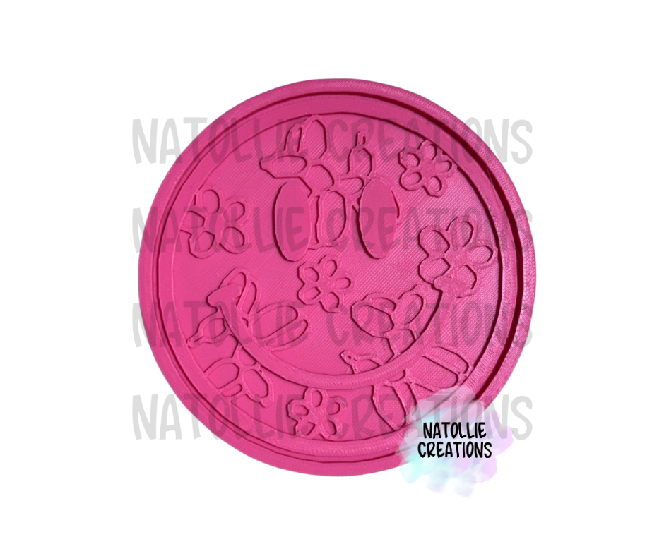 Smiley + Inserts Freshie Silicone Mold