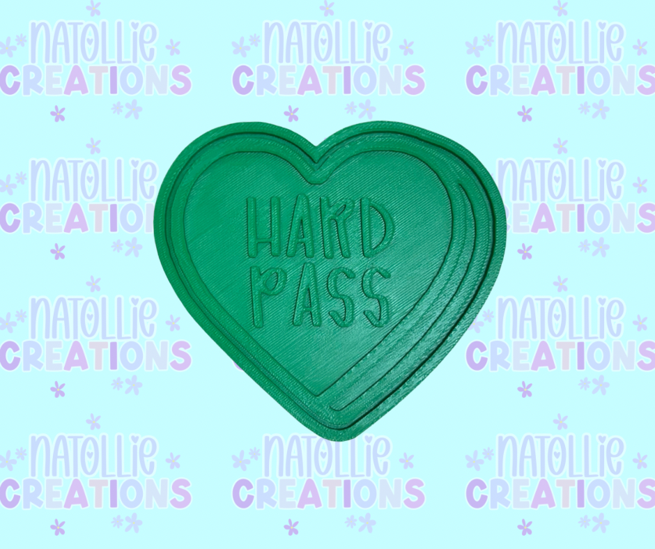 Conversation Heart + Inserts Freshie Silicone Mold