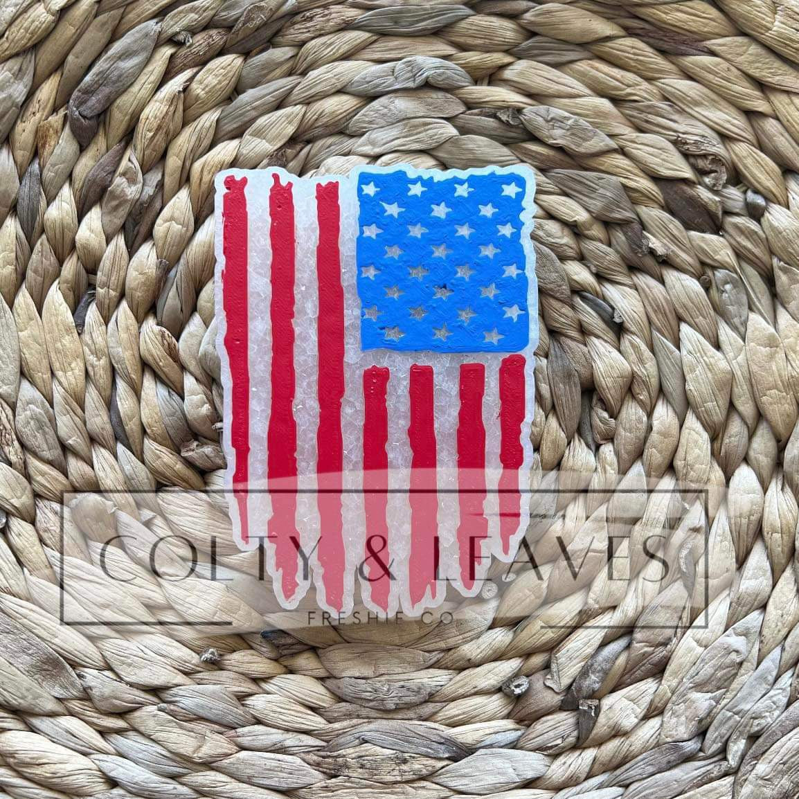 Distressed Flag Freshie Silicone Mold