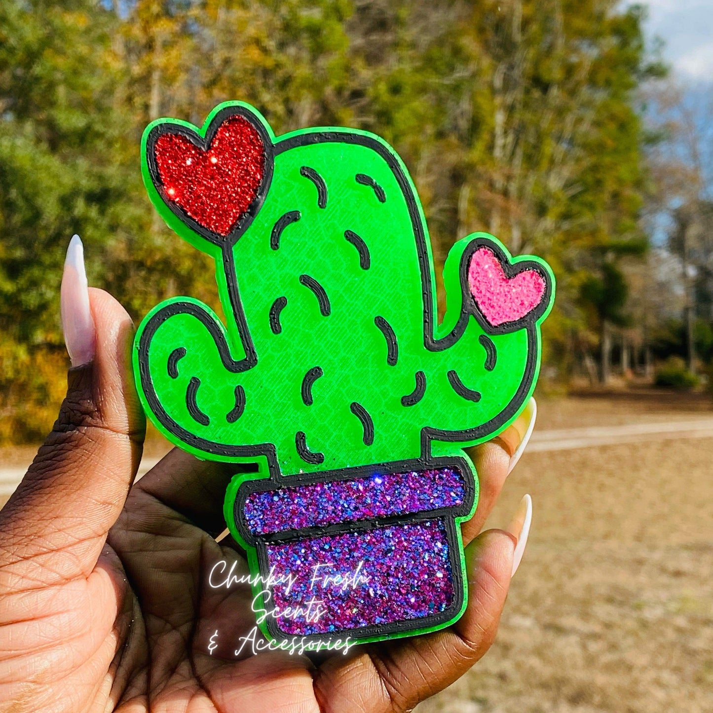 Fancy Cactus Freshie Silicone Mold