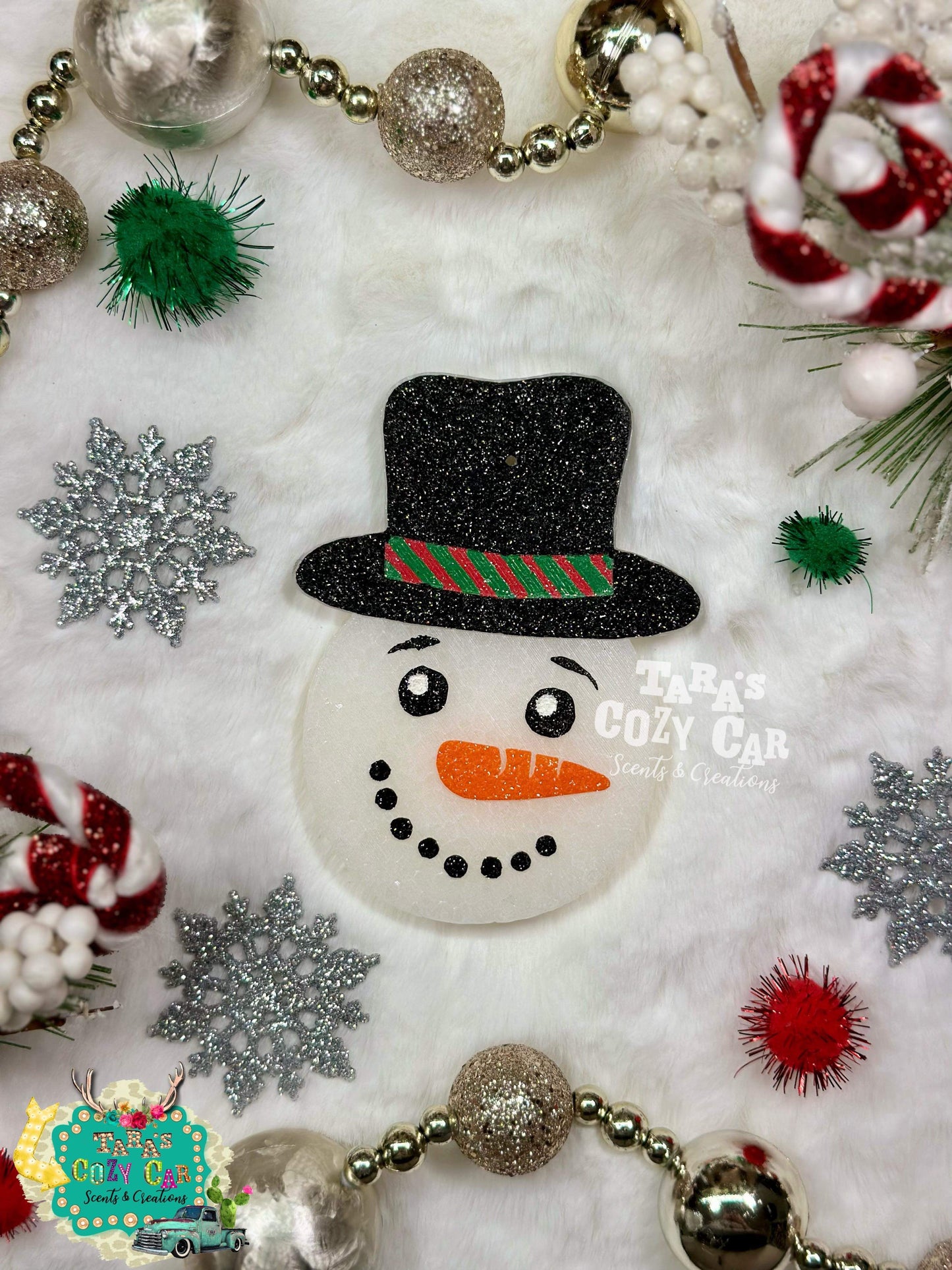 Snowman Head Freshie Silicone Mold