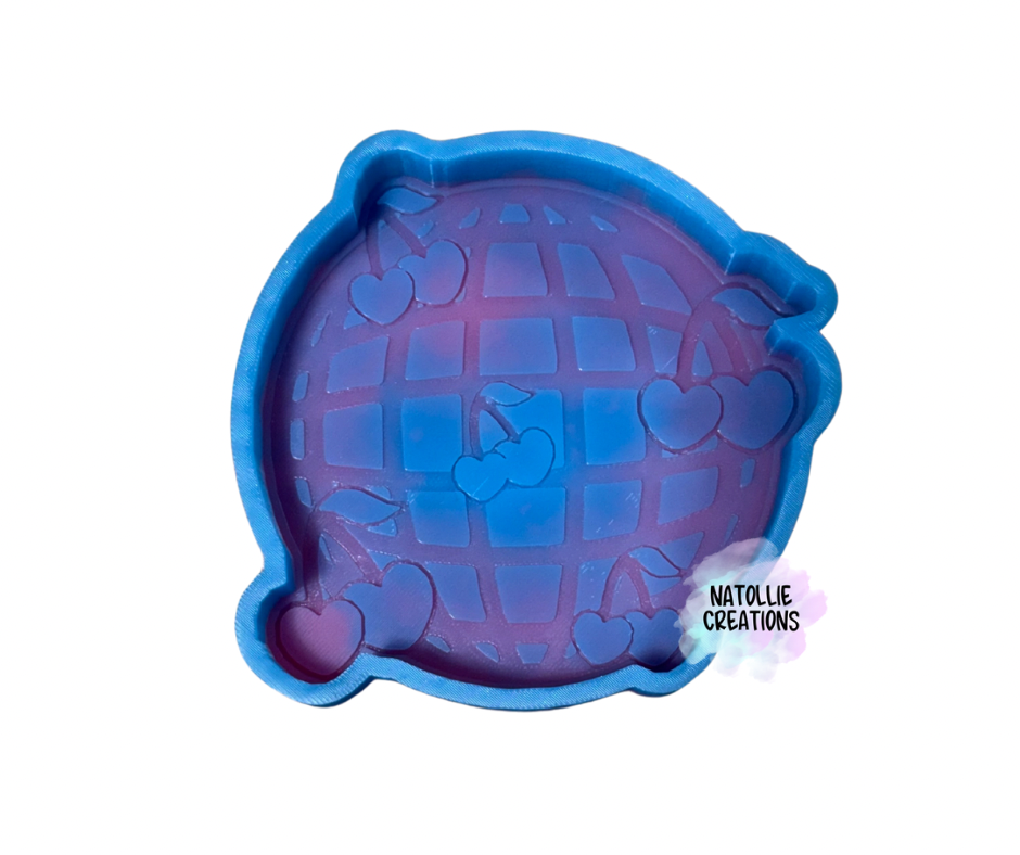 Disco W/ Cherries Freshie Silicone Mold