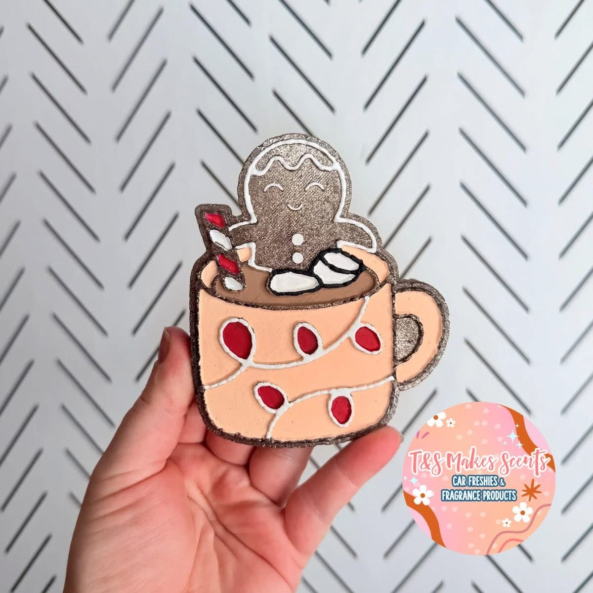 Gingerbread Mug Freshie Silicone Mold