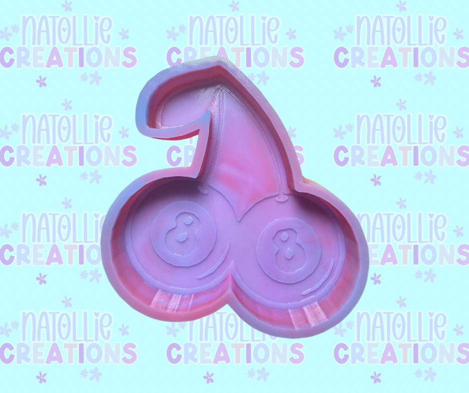 8 Ball Cherry Freshie Silicone Mold