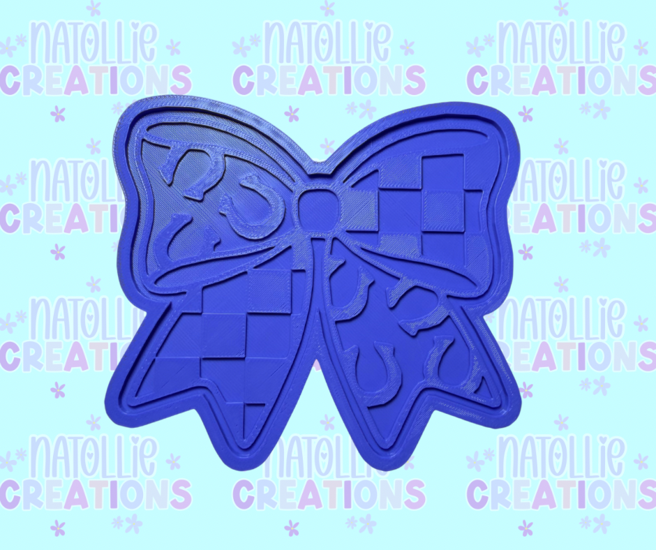 Horseshoe Bow Insert Freshie Silicone Mold