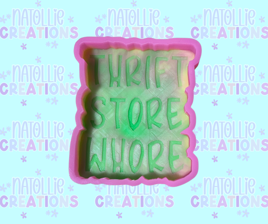 Thrift Store Whore Freshie Silicone Mold