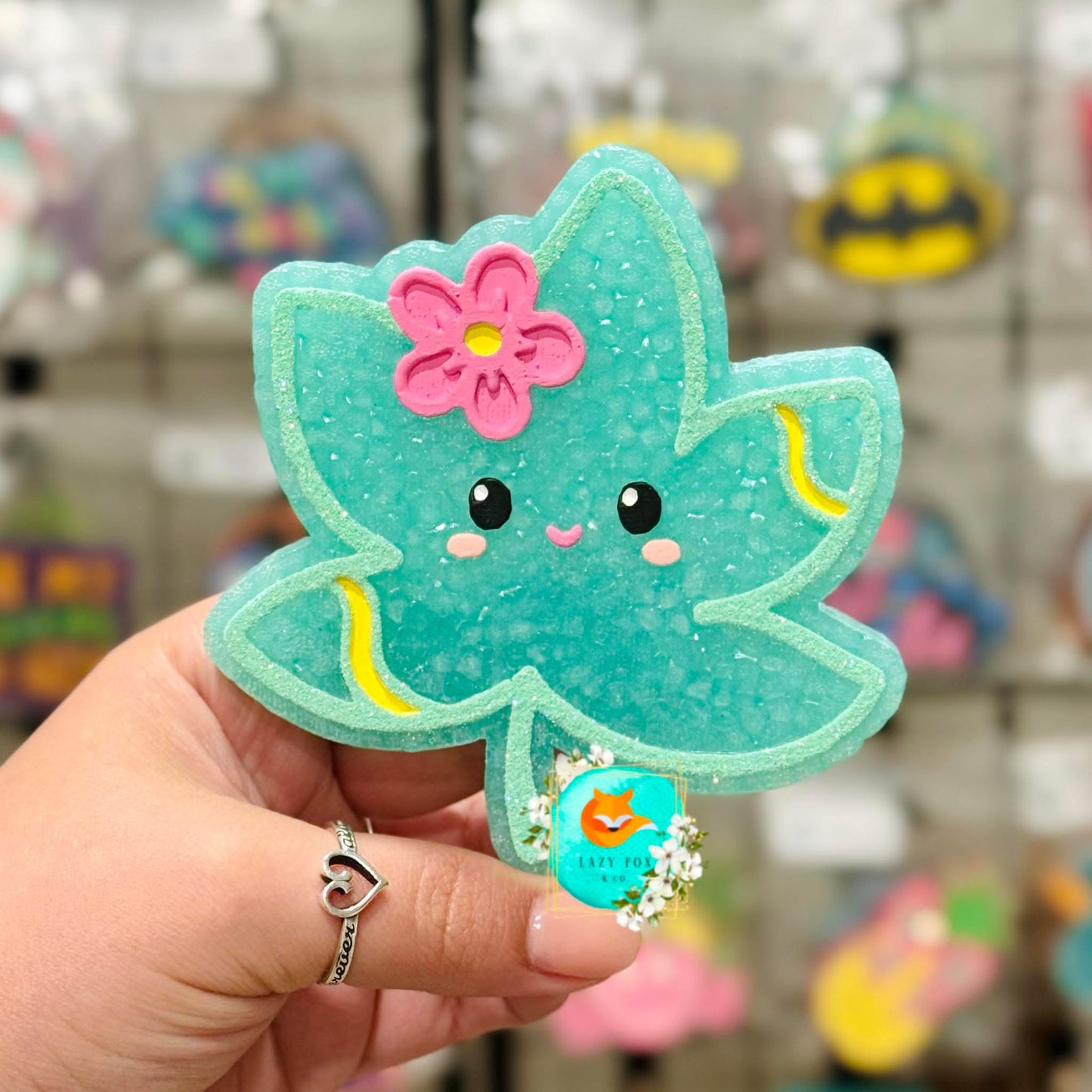 Groovy Leaf Freshie Silicone Mold