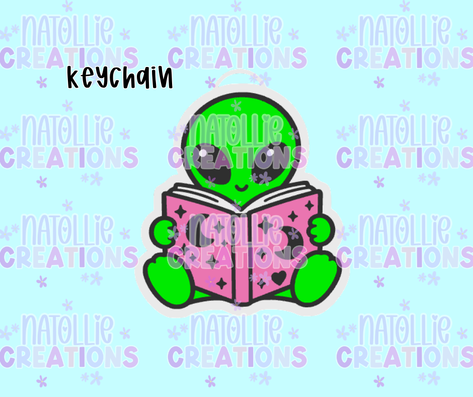 Reading Alien Keychain
