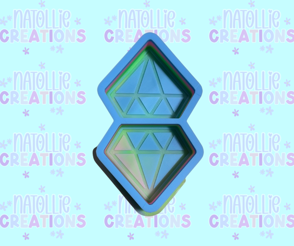 Diamond Vent Clip Freshie Silicone Mold
