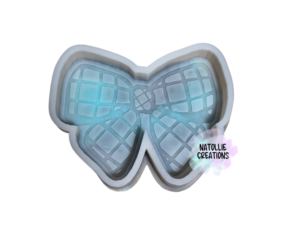 Disco Bow Freshie Silicone Mold