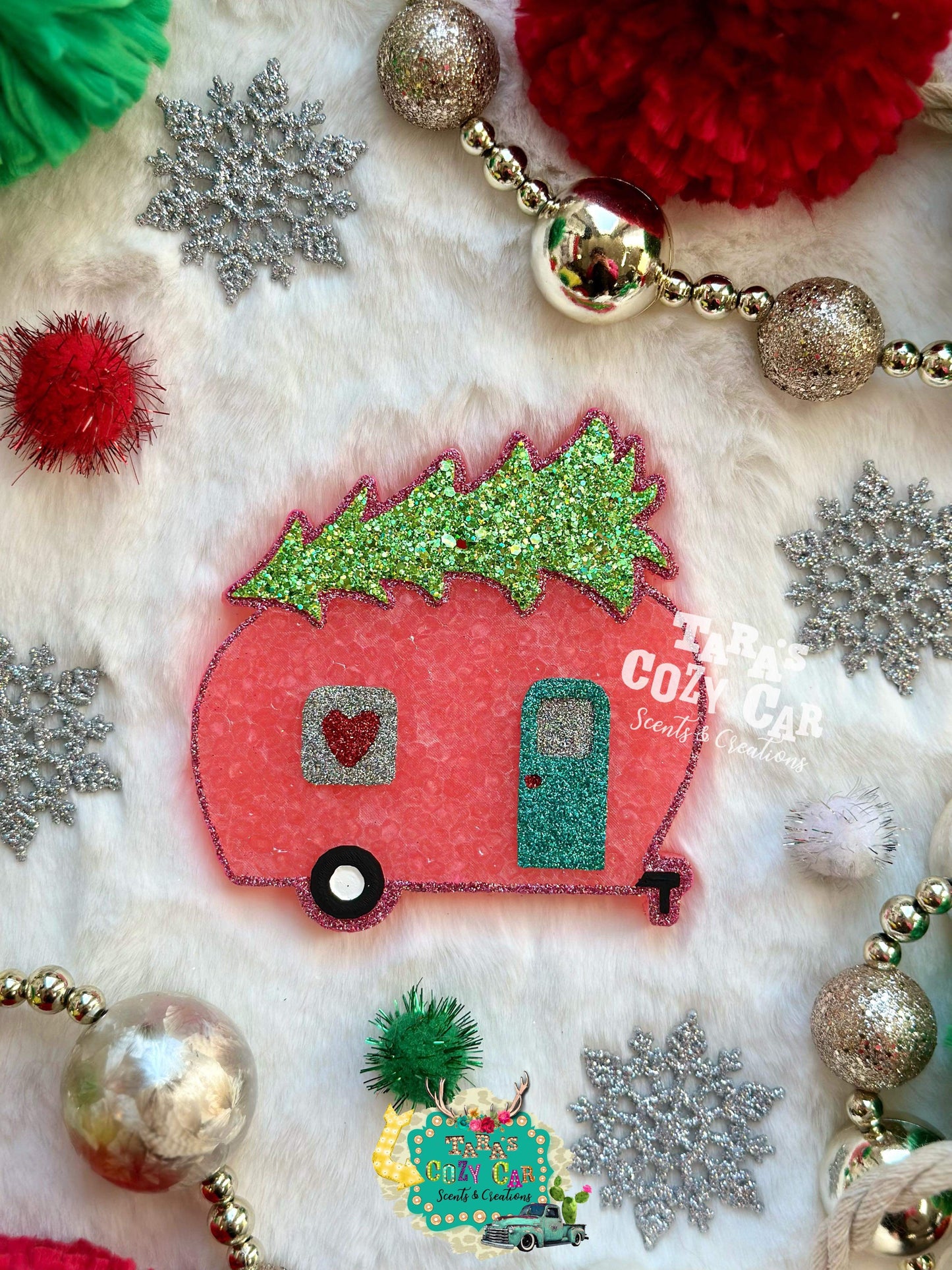 Christmas Camper Freshie Silicone Mold