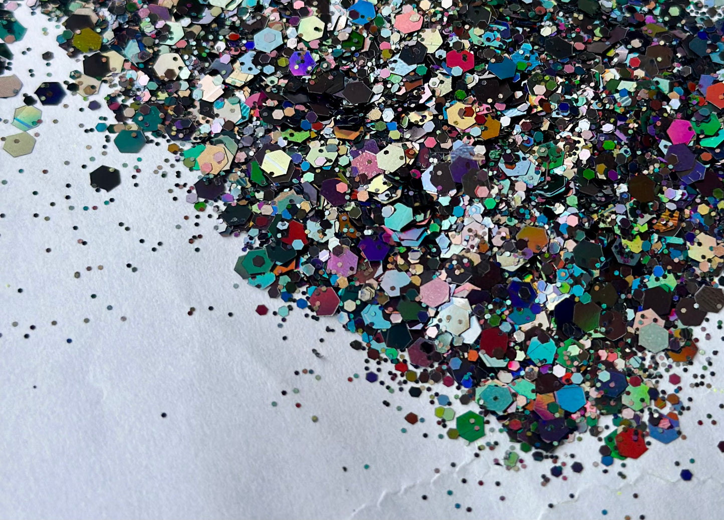 Oil Slick Color Shifting Chunky Mix Glitter