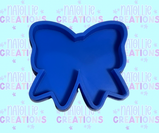 Football Bow + Inserts Freshie Silicone Mold