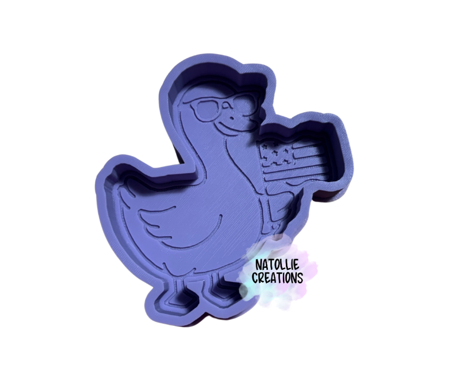Patriotic Goose Freshie Silicone Mold
