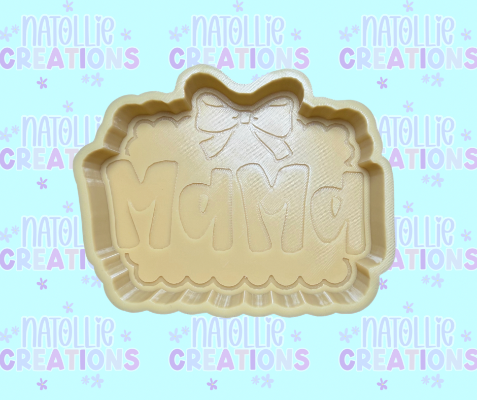 Framed Mama Freshie Silicone Mold