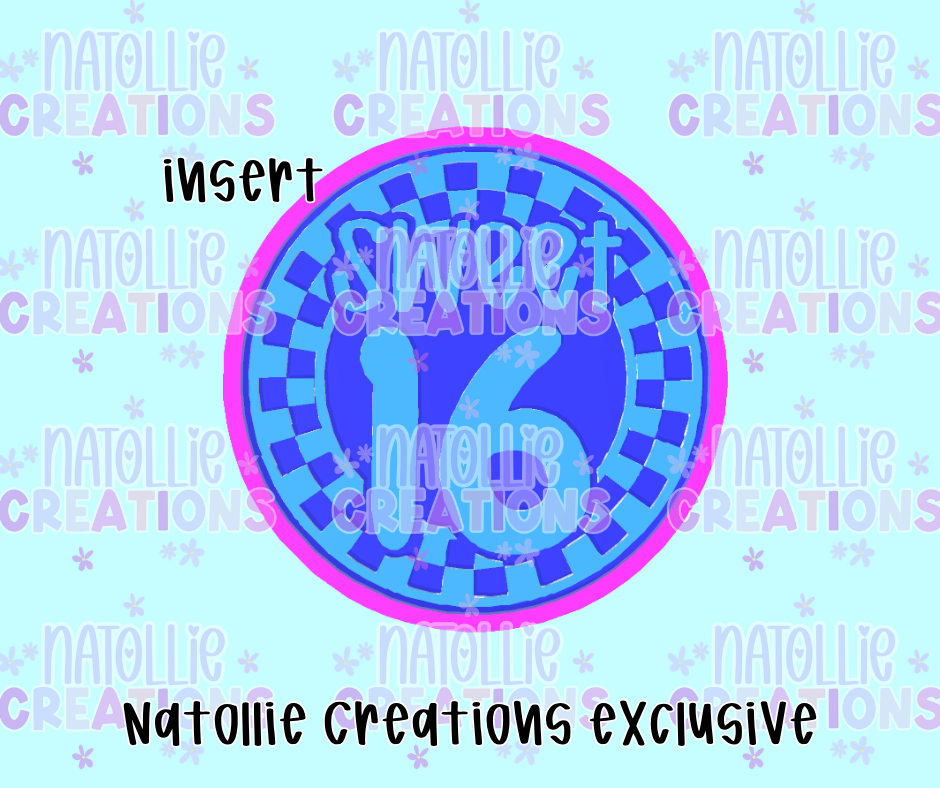 Sweet Sixteen (16) Round Insert Freshie Silicone Mold