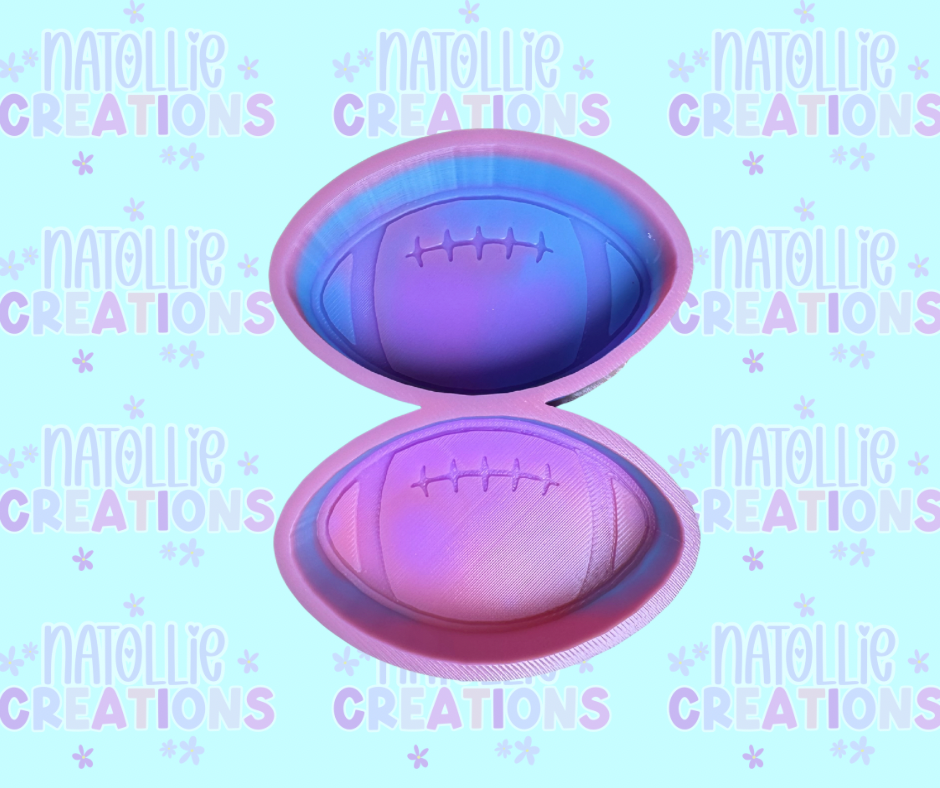 Football Vent Clip Freshie Silicone Mold