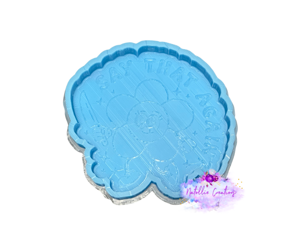 Say That Again Flower Freshie Silicone Mold