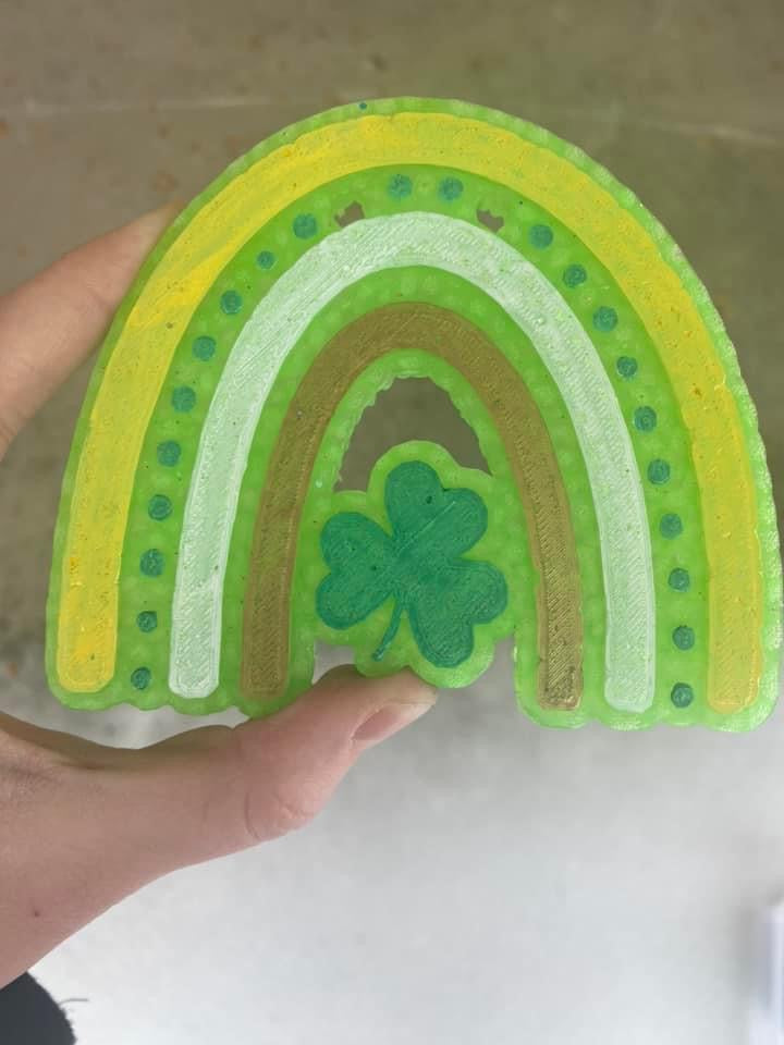 Clover Rainbow Freshie Silicone Mold