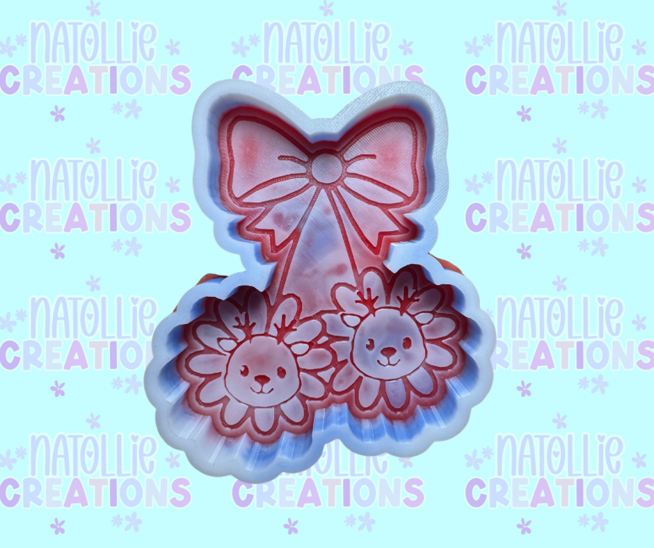 Daisy Reindeer Cherry Freshie Silicone Mold