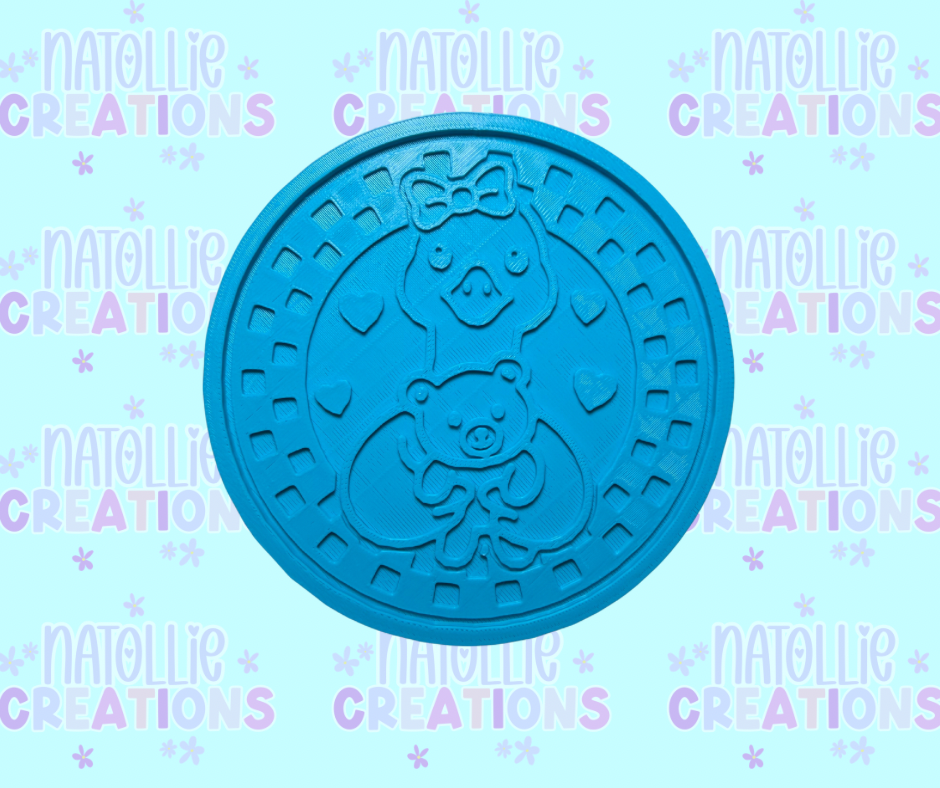 Goose & Teddy Insert Freshie Silicone Mold