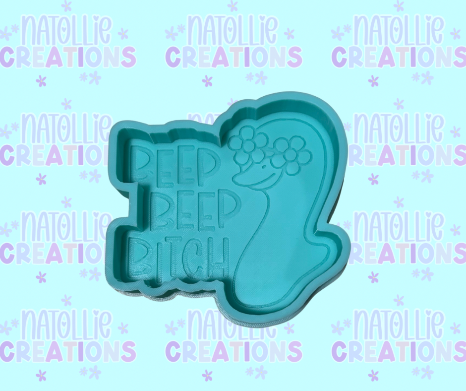 Beep Beep Bitch Goose Freshie Silicone Mold
