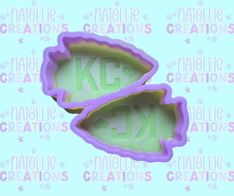 KC Arrowhead Vent Clip Freshie Silicone Mold