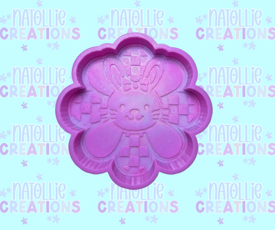 Bunny Flower Freshie Silicone Mold