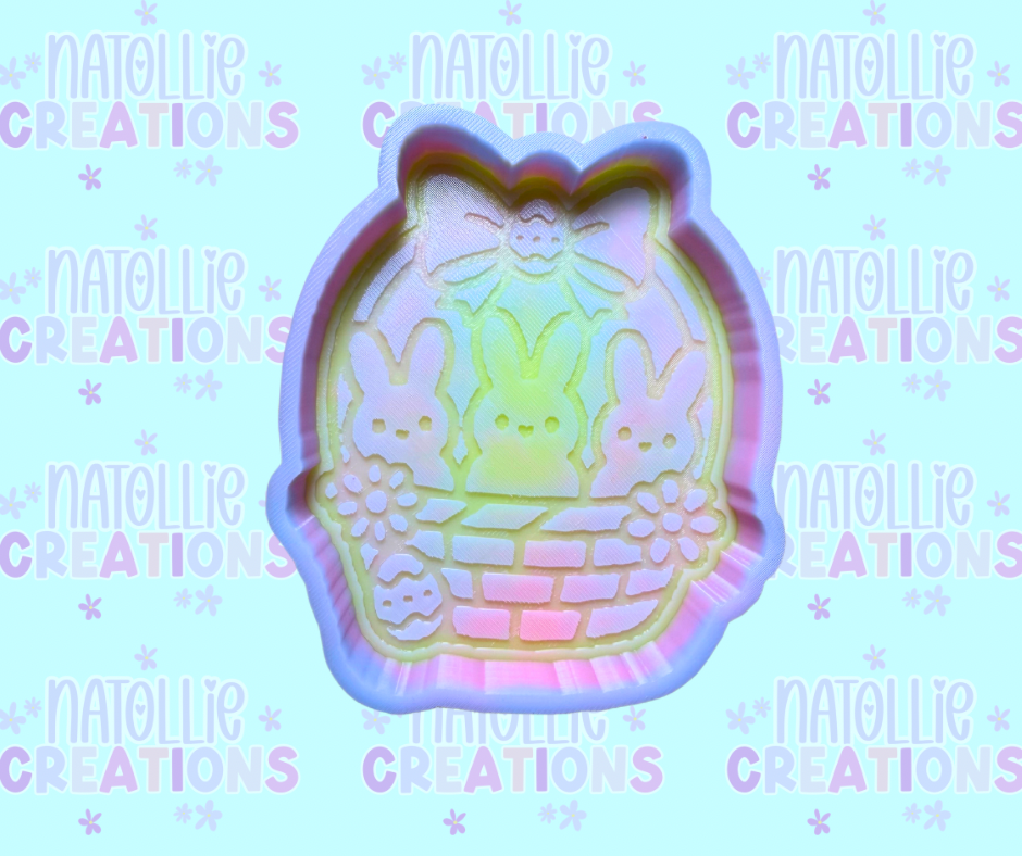Peep Easter Basket Freshie Silicone Mold