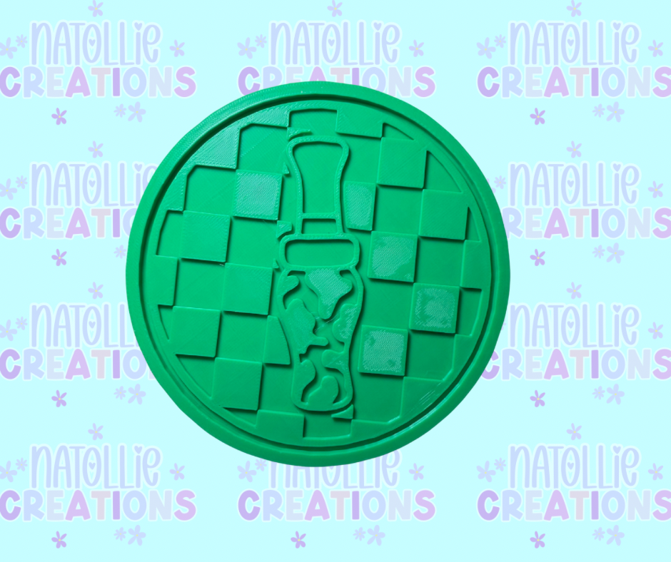 Checkered Duck Call Insert Freshie Silicone Mold