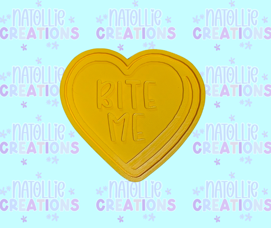Conversation Heart + Inserts Freshie Silicone Mold
