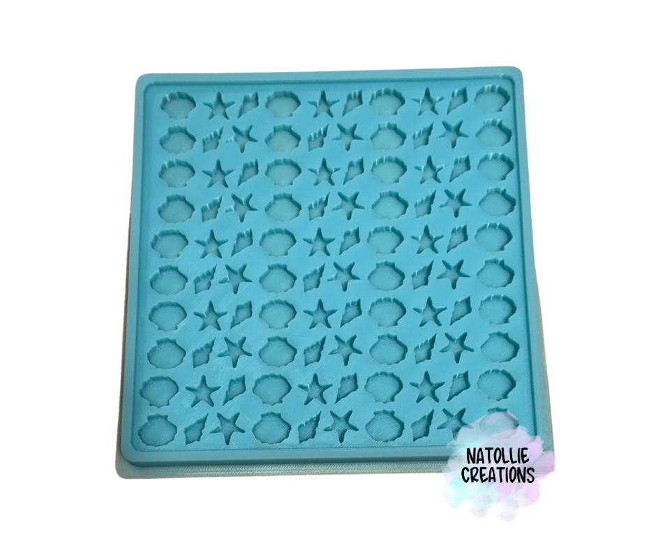 Beach Mix Wax Scoops Melt Freshie Silicone Mold