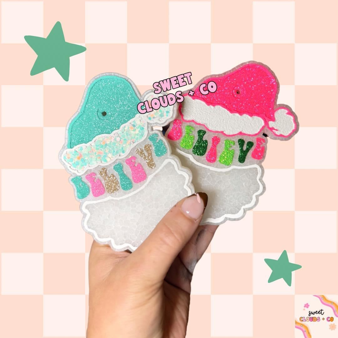 Believe Santa Freshie Silicone Mold