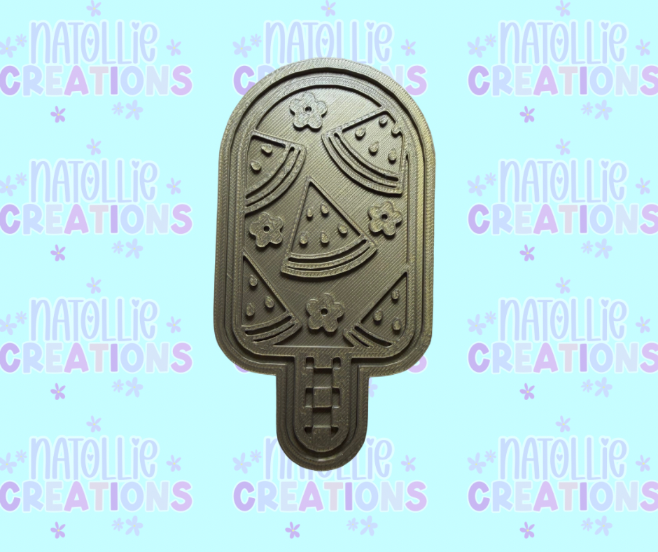 Watermelon Popsicle Insert Freshie Silicone Mold