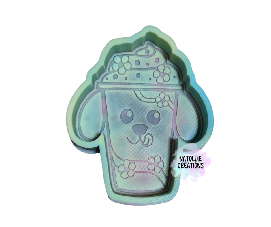 Puppuccino Freshie Silicone Mold