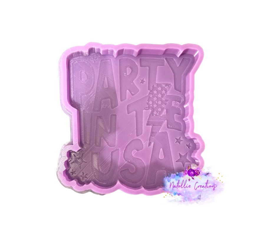 Party In The USA Freshie Silicone Mold