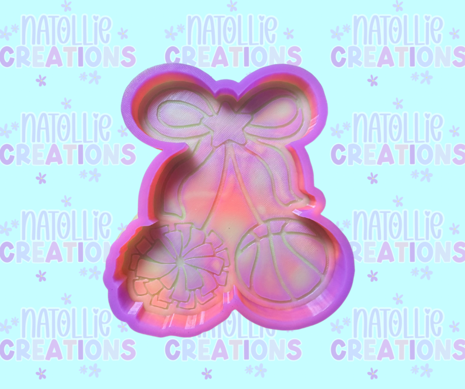 Basketball / Pom Pom Cherry Freshie Silicone Mold