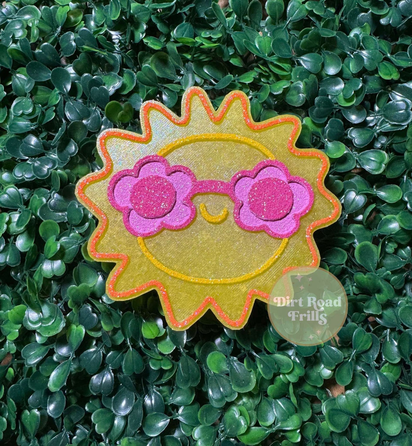 Groovy Sun Freshie Silicone Mold