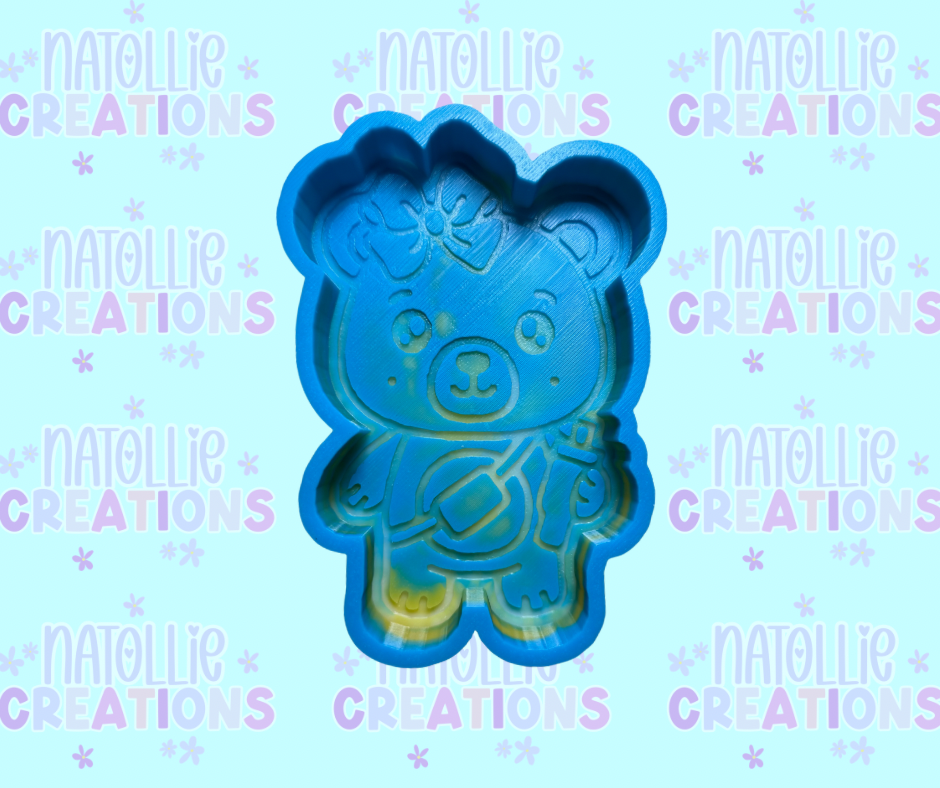 Boujee Bear Freshie Silicone Mold