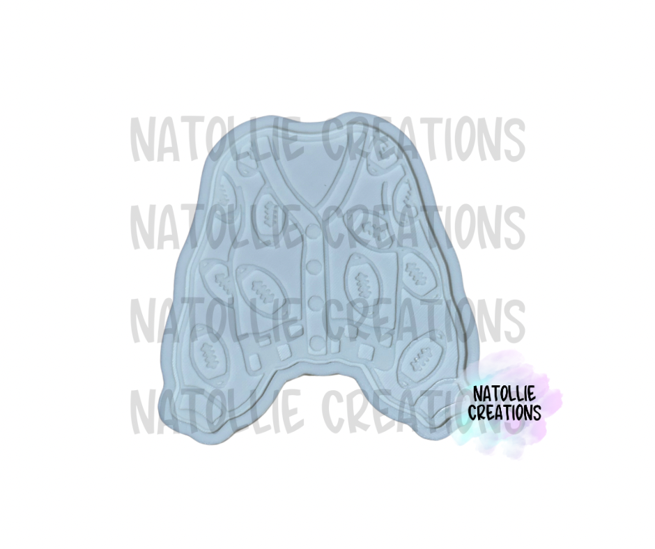 Checkered Sweater + Inserts Freshie Silicone Mold