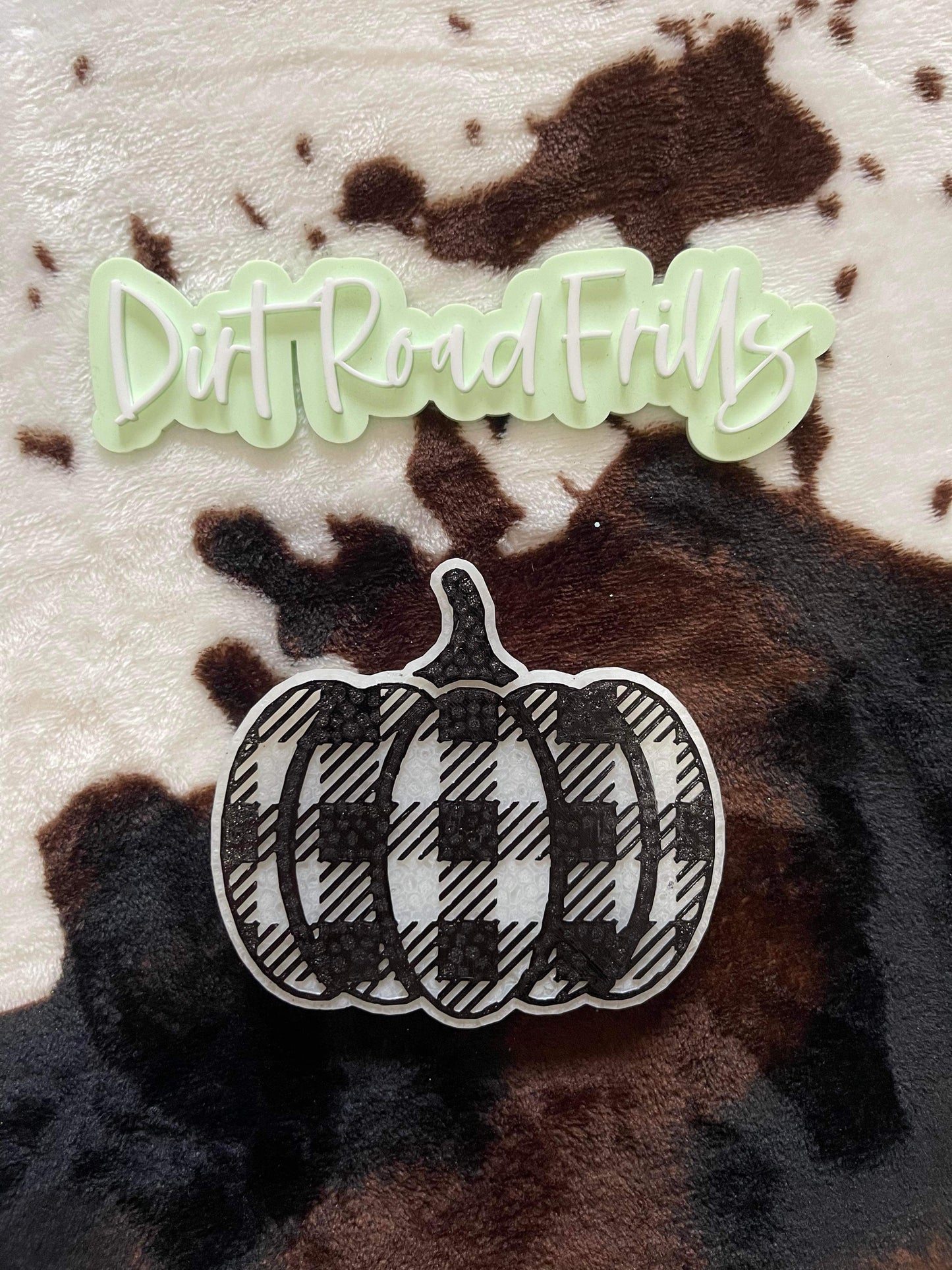 Plaid Pumpkin Freshie Silicone Mold