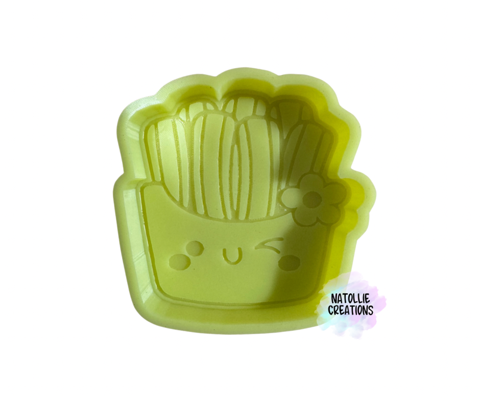 Churro W/ Flower Freshie Silicone Mold