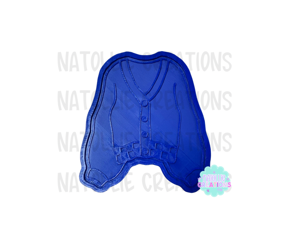 Checkered Sweater + Inserts Freshie Silicone Mold