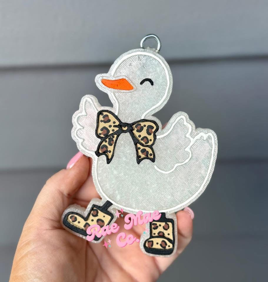 Goose W/ Bow Freshie Silicone Mold