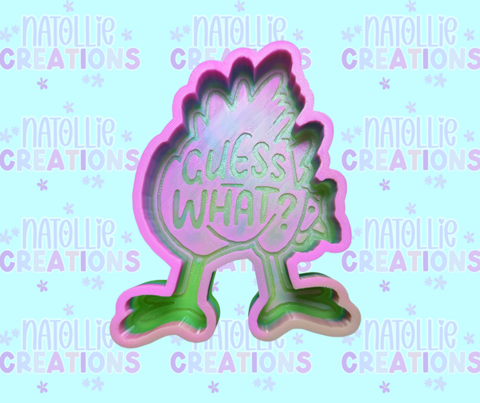 Guess What Chicken Butt Freshie Silicone Mold