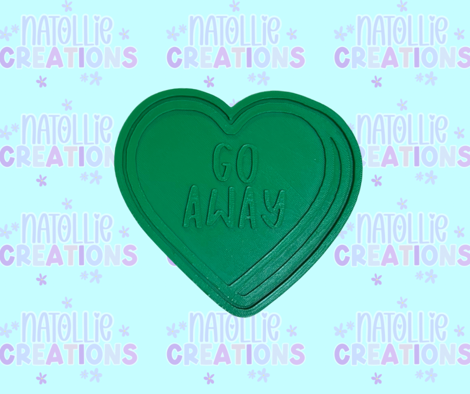 Conversation Heart + Inserts Freshie Silicone Mold