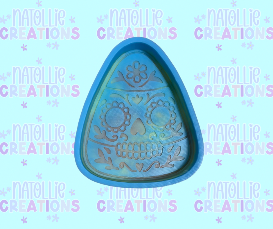Sugar Skull Candy Corn Freshie Silicone Mold