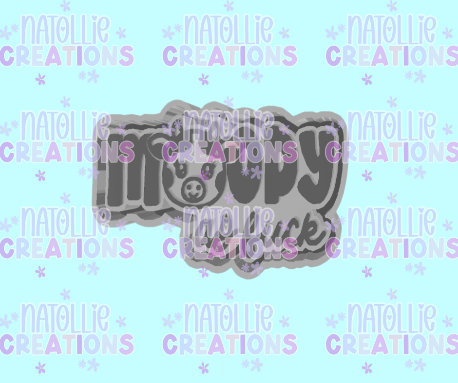 Cow Moody AF Freshie Silicone Mold